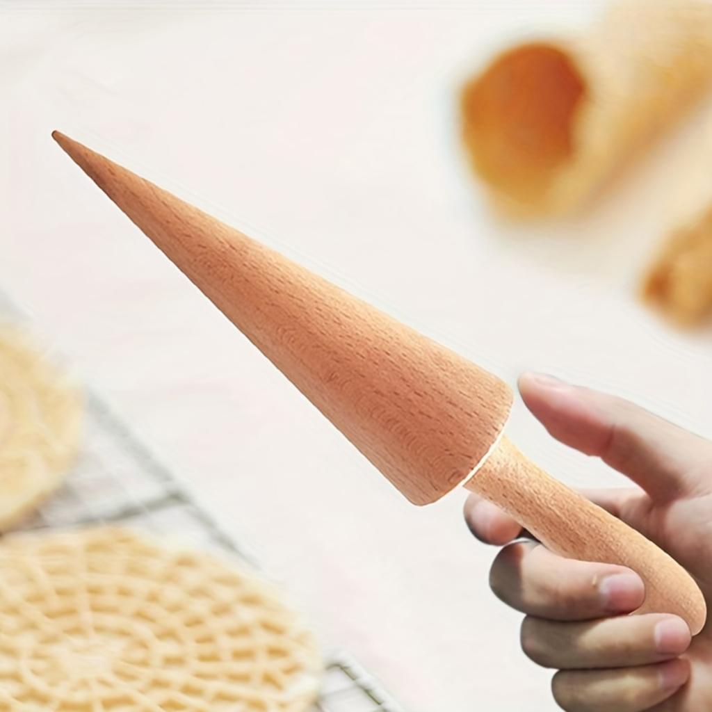 Kitchen Roller Baking - أداة تزيين لفائف المعجنات، قالب خشبي
