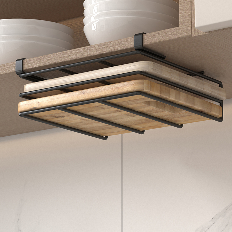 رف منظم معلق للمطبخ مع خطافات، - مراجعة Kitchen Uncle وسعره