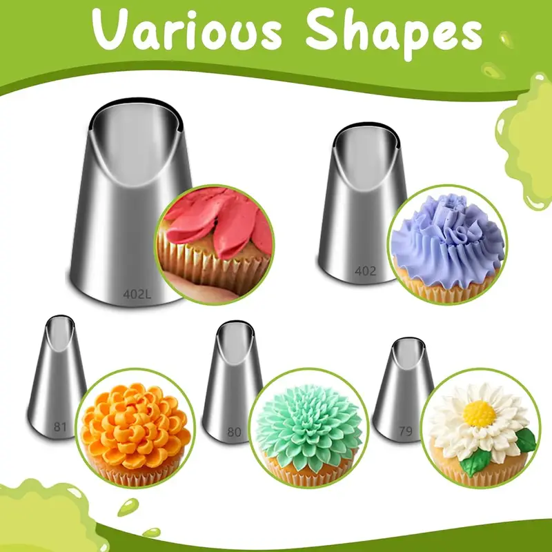 مجموعة من 5 قطع من فوهات التزي - مراجعة Baking Kitchen Set وسعره