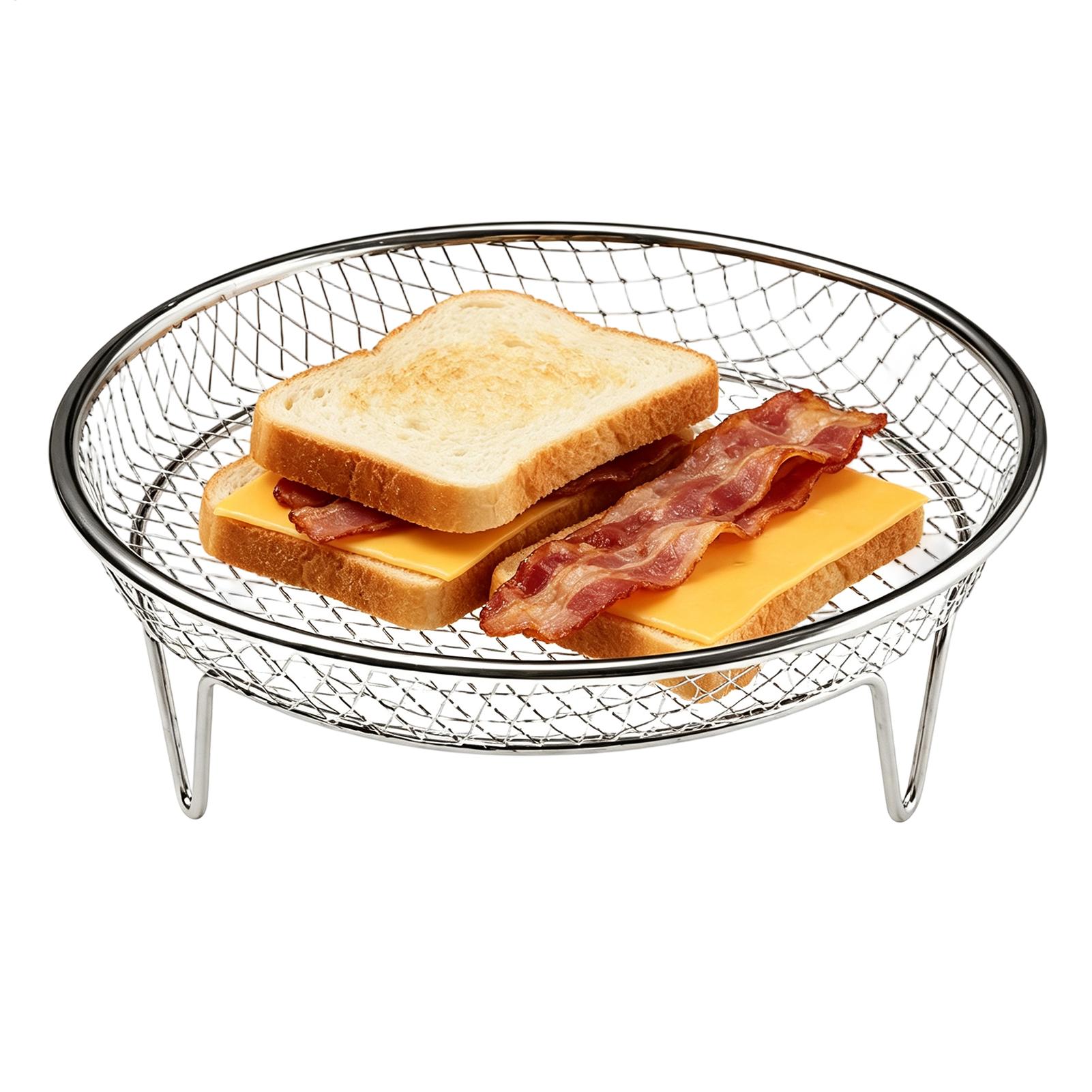 سلة قابلة للتكديس لقلاية الهوا - مراجعة Kitchen Baking Rack وسعره