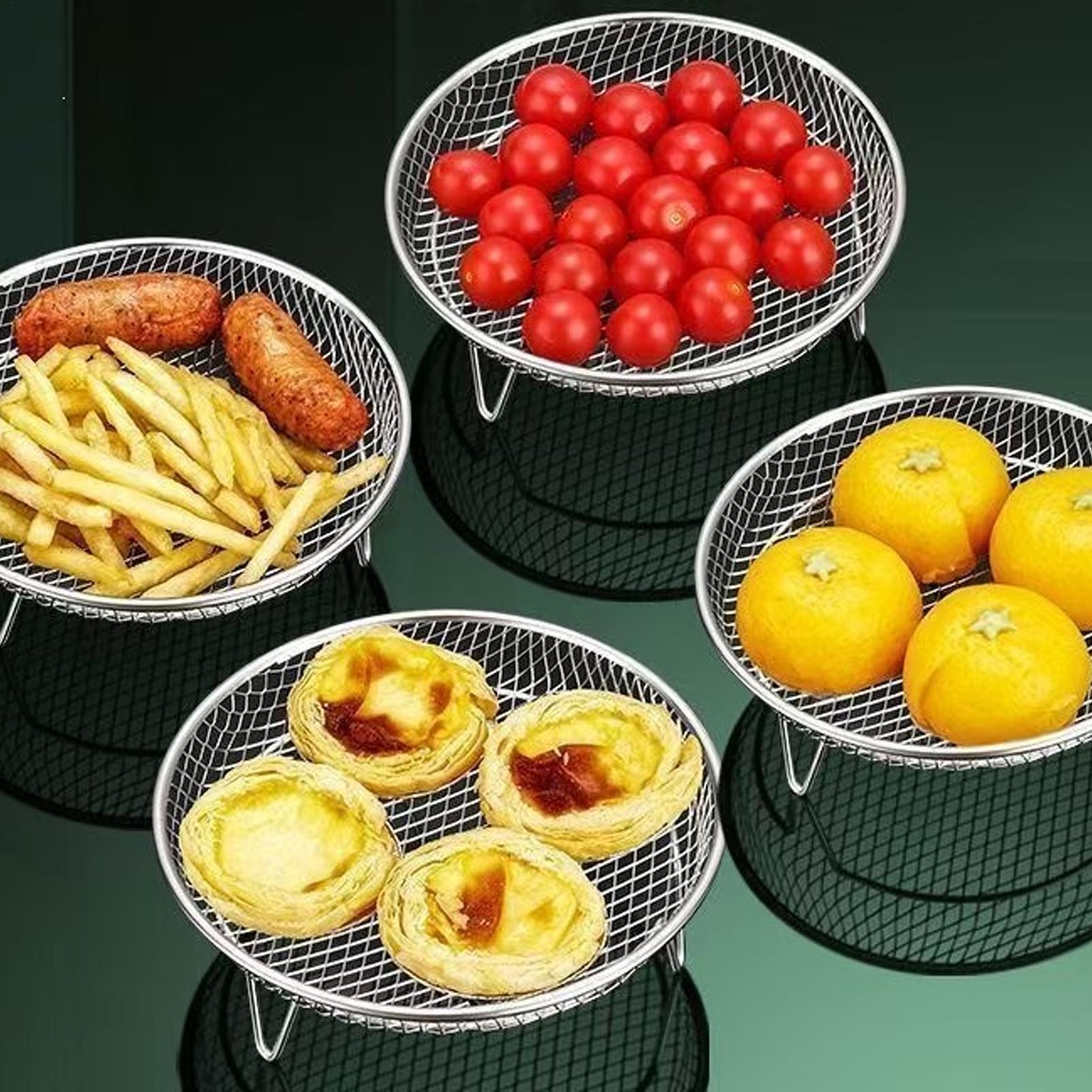 سلة قابلة للتكديس لقلاية الهوا - مراجعة Kitchen Baking Rack وسعره