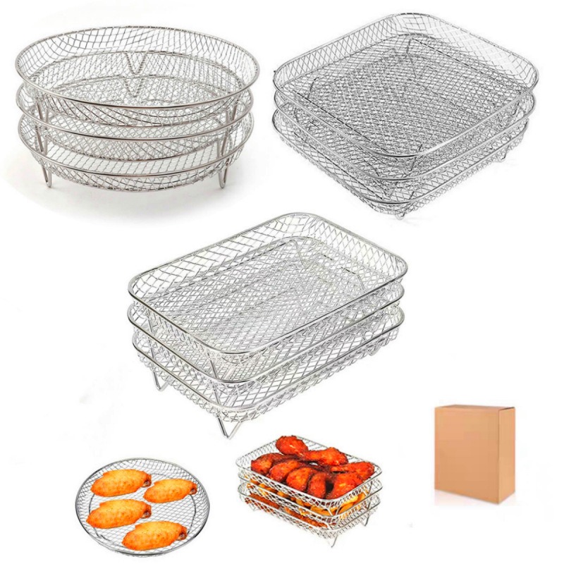 رف تبريد قابل للتكديس من 3 طبق - مراجعة Kitchen Baking Rack وسعره