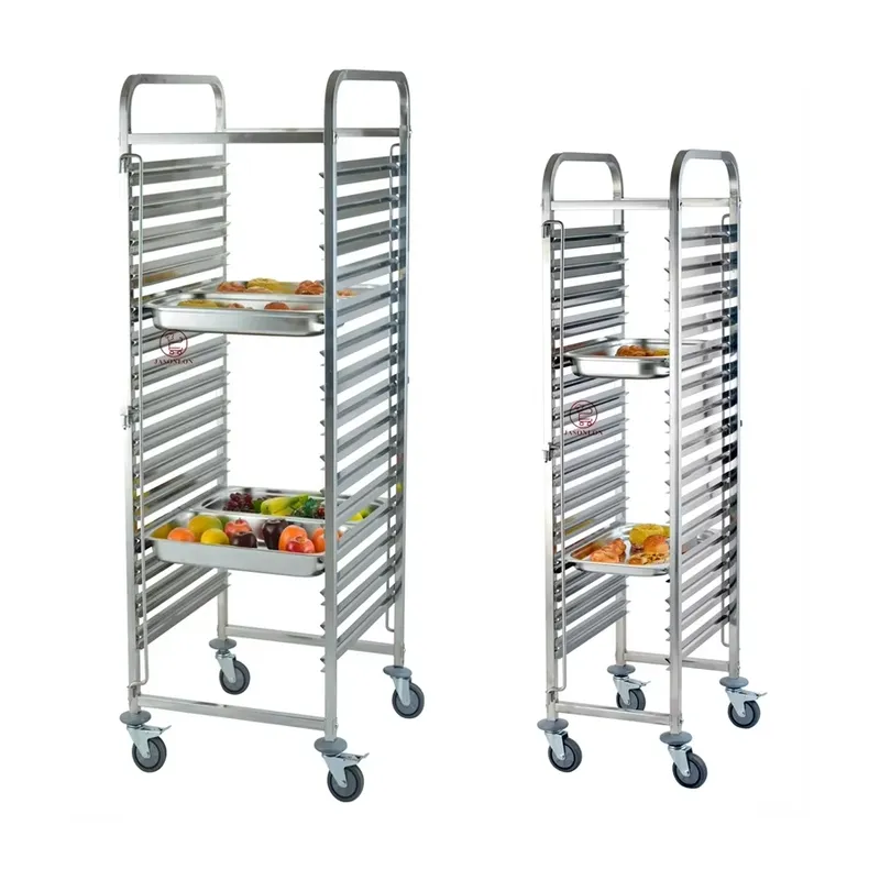 عربة نقل صواني الطعام من الفول - مراجعة Kitchen Baking Cart وسعره