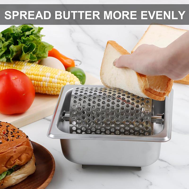 أداة توزيع الزبدة من الفولاذ ا - مراجعة Kitchen Roller Baking وسعره