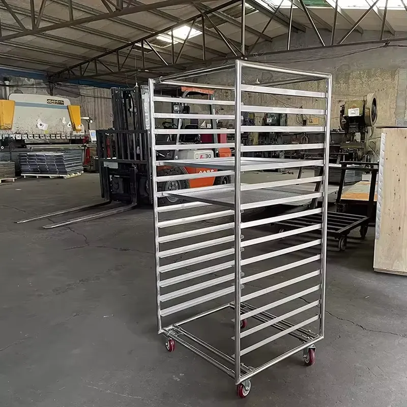 عربة رف تبريد من الفولاذ المقا - مراجعة Kitchen Baking Cart وسعره