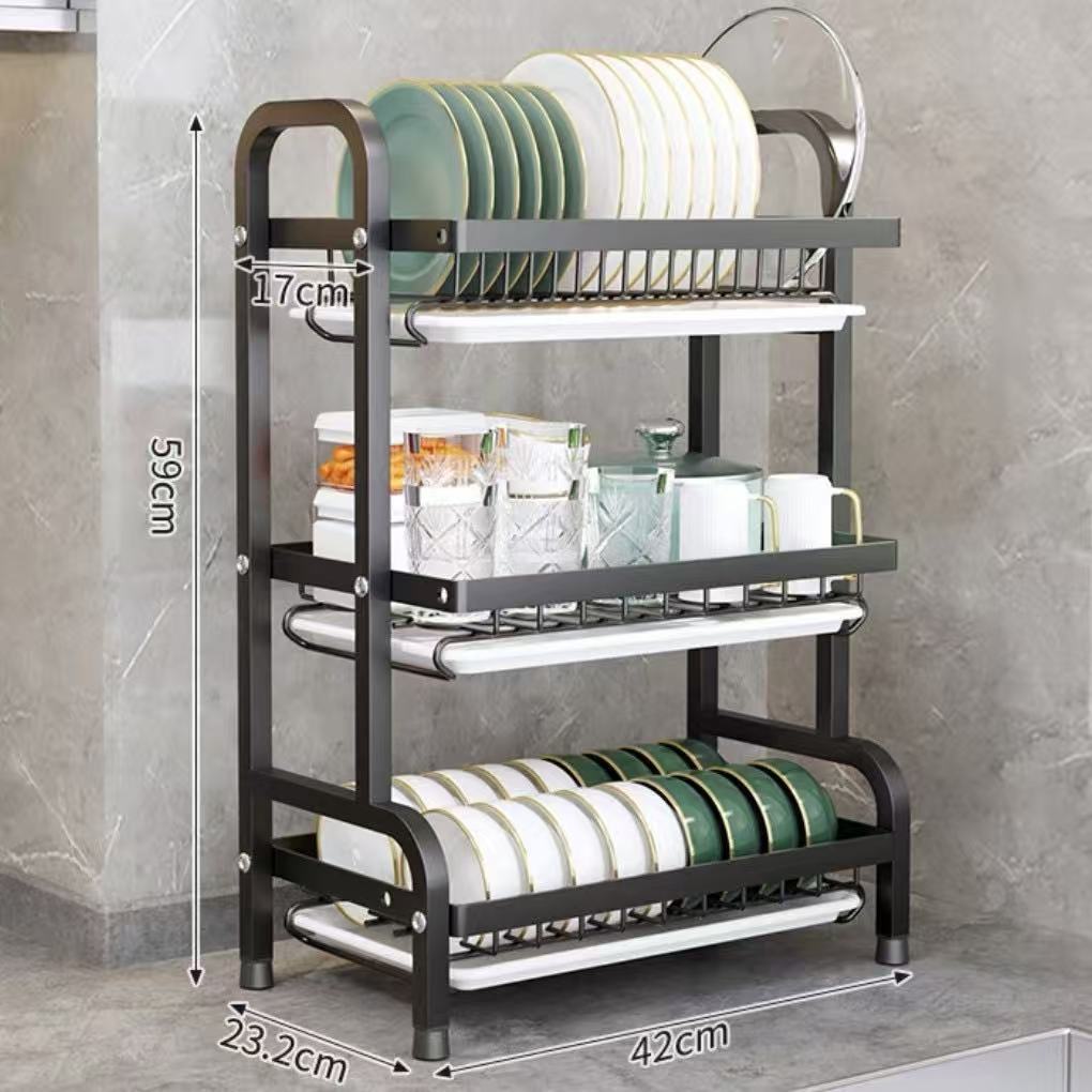 رف تخزين متعدد المستويات للمطب - مراجعة Kitchen Baking Rack وسعره
