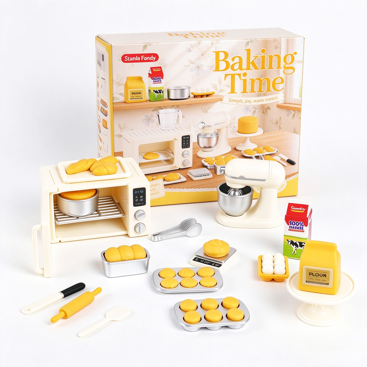 مجموعة ألعاب محاكاة الخبز المص - مراجعة Baking Kitchen Set وسعره